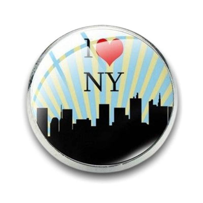 Vintage Odznaka Nowego Jorku