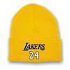 Żółta Czapka Typu Beanie W Stylu Vintage Lakers