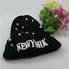 Damska Czapka Typu Beanie W Stylu Vintage New York