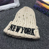 Damska Czapka Typu Beanie W Stylu Vintage New York