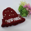 Damska Czapka Typu Beanie W Stylu Vintage New York