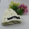 Damska Czapka Typu Beanie W Stylu Vintage New York