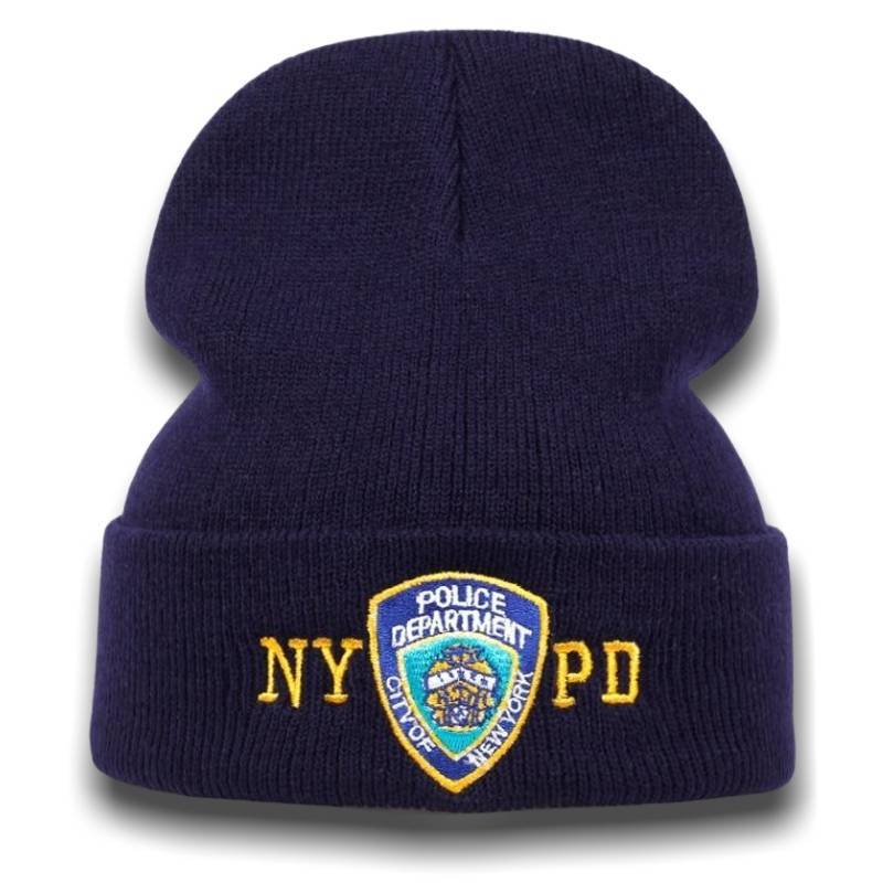 Czapka Beanie Nypd W Stylu Vintage
