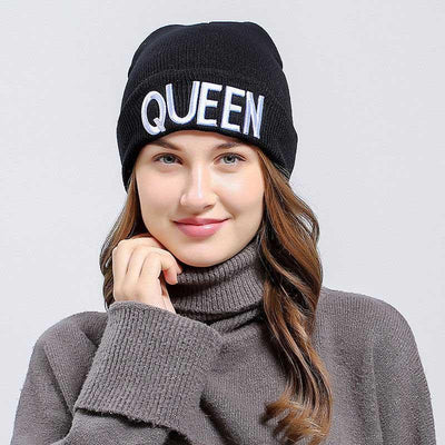 Czapka Beanie Vintage Queen And King