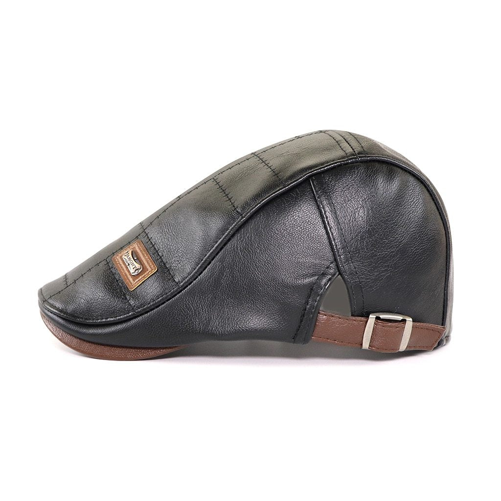 Czapka Ze Skóry W Stylu Vintage