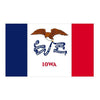 Vintage Flaga Stanu Iowa