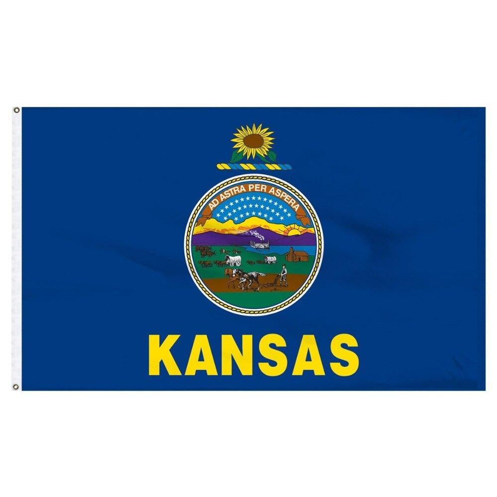 Vintage Flaga Kansas