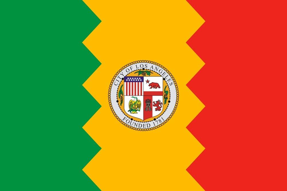Drapeau Vintage Los Angeles