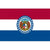 Vintage Flaga Stanu Missouri