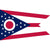 Vintage Flaga Ohio