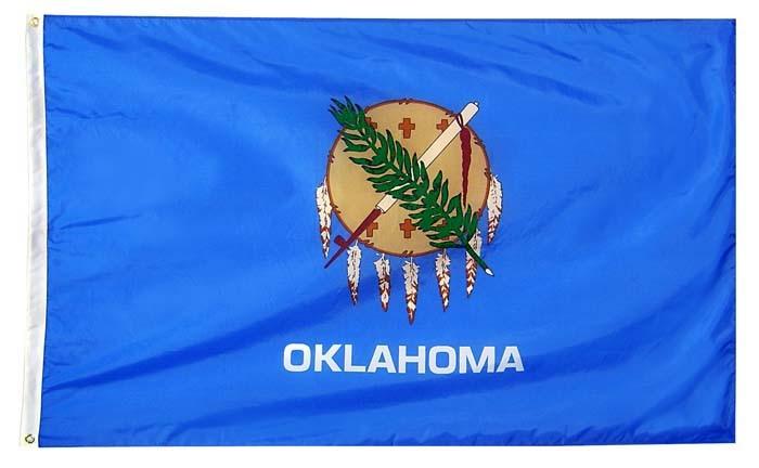 Vintage Flaga Oklahomy