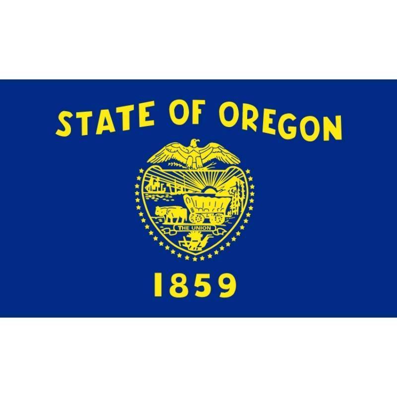 Vintage Flaga Stanu Oregon