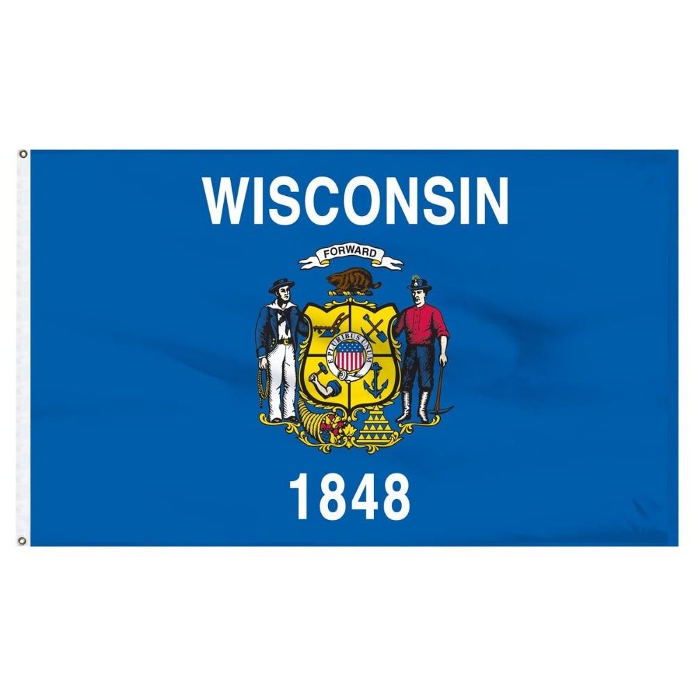 Flaga Stanu Wisconsin