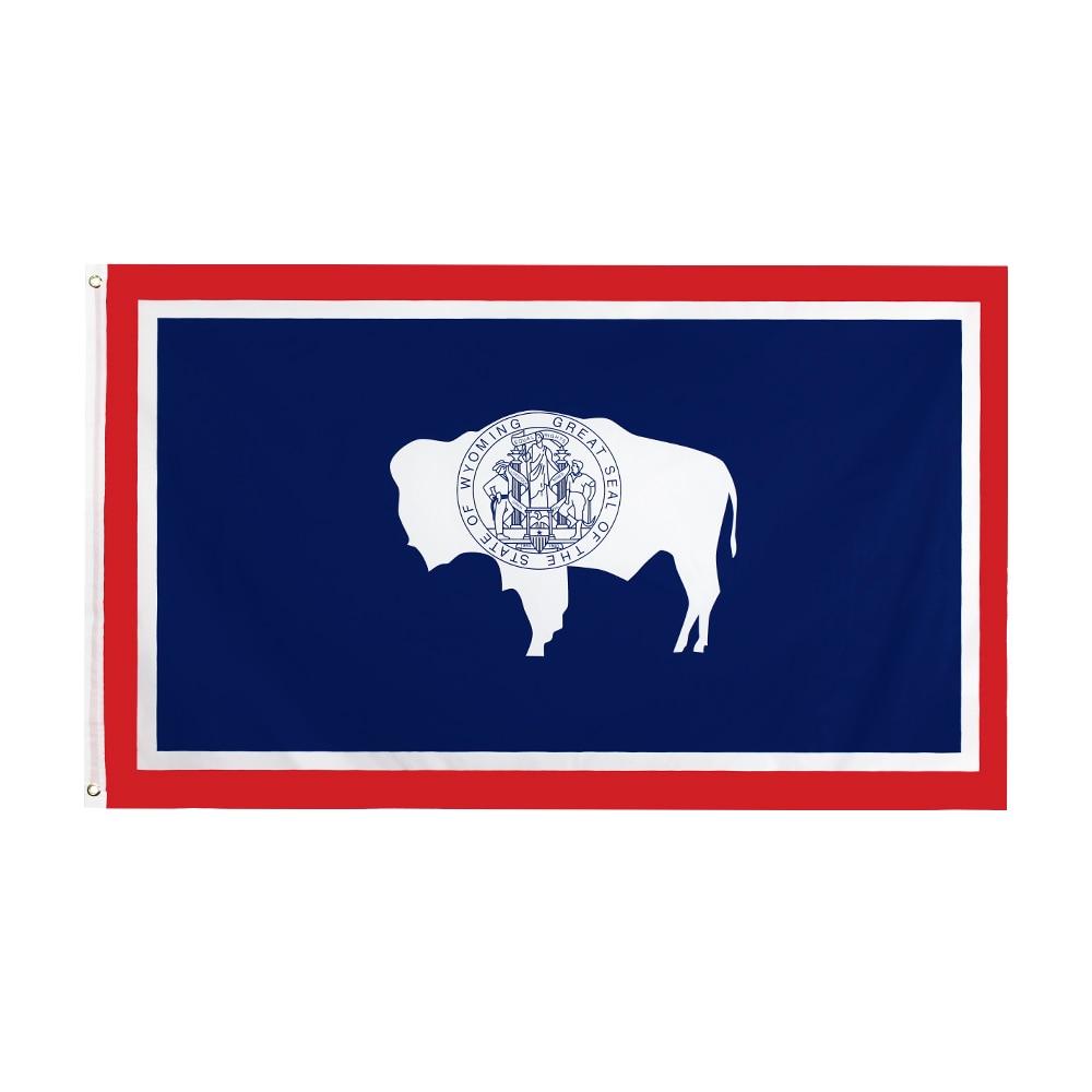 Vintage Flaga Wyoming