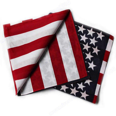Szalik W Stylu Vintage Z Amerykańską Flagą
