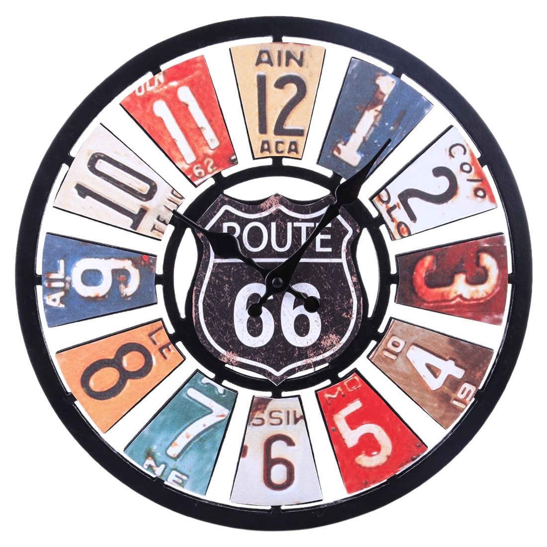 Zegar Ścienny Route 66 W Stylu Vintage