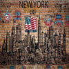 Tapeta Vintage New York Cegła