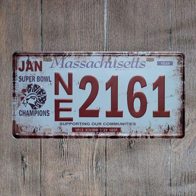 Vintage Talerz Z Massachusetts