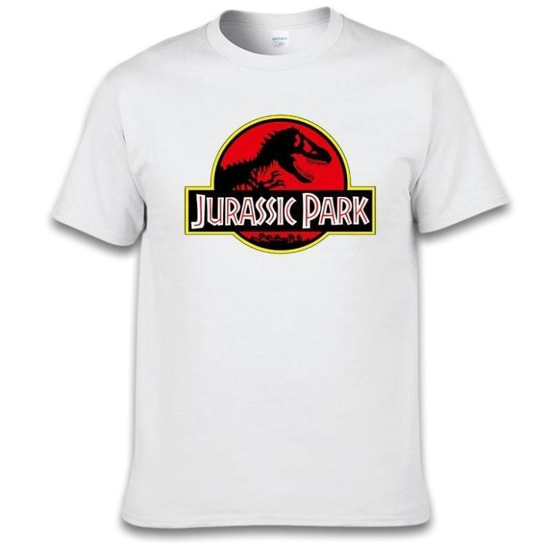 T-Shirt Z Motywem Parku Jurajskiego W Stylu Retro