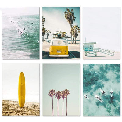 California Deco Vintage Malarstwo