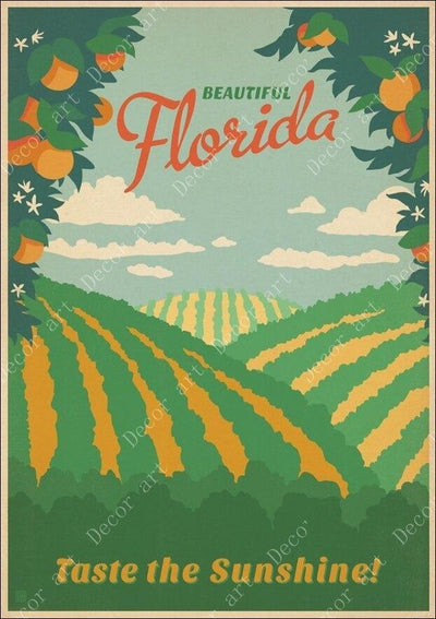 Malarstwo Vintage Na Florydzie