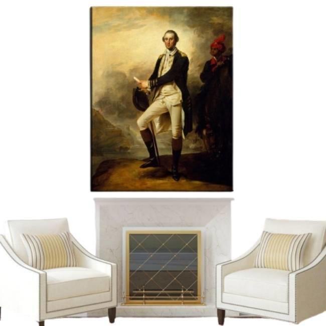 Vintage Obraz George'a Washingtona