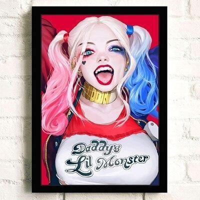 Malarstwo Vintage Harley Quinn