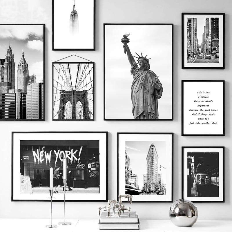 Malarstwo Vintage Home Deco Nowy Jork