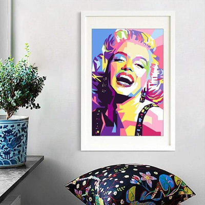 Vintage Marilyn Monroe Kolorowy Obraz