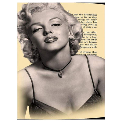 Vintage Marilyn Monroe Czarno-Biały Obraz