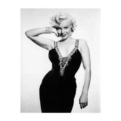 Vintage Marilyn Monroe Czarno-Biały Obraz