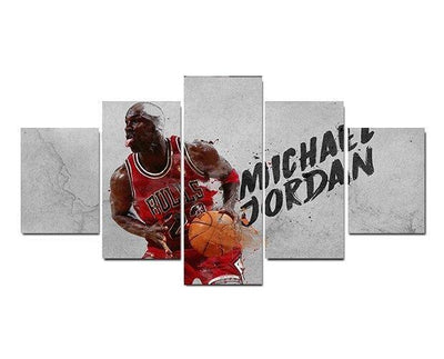 Vintage Michael Jordan Czarno-Biały Obraz