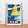 Vintage Malarstwo Surfingowe