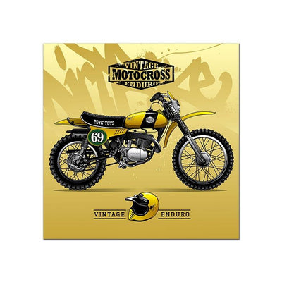 Malarstwo Rocznika Motocykla