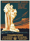 Vintage Malarstwo Yellowstone