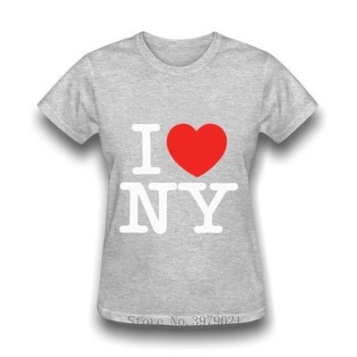 Damski T-Shirt Vintage I Love New York