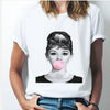 Damski T-Shirt W Stylu Vintage Marilyn Monroe