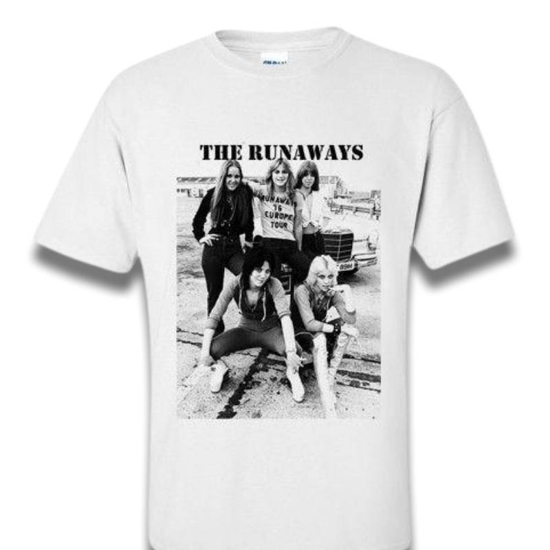 T-Shirt Runaways W Stylu Vintage